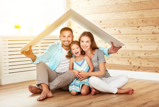 Family enjoying home insurance in Miami